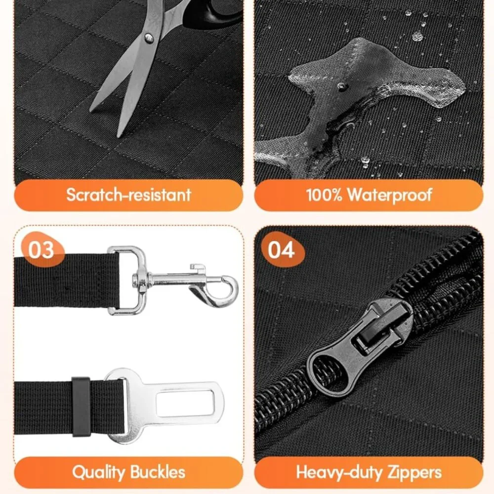 Keep Your Dog Safe in the Car – Hard-Bottom Backseat Extender 🐶🚗